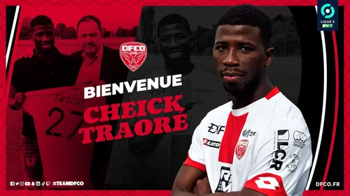 Cheick Traoré, nouveau défenseur latéral droit, s’engage au DFCO 